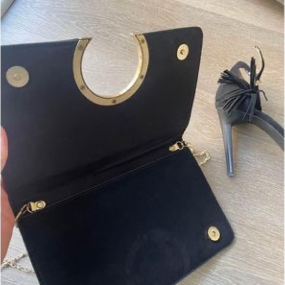 High Heels Size 9 And Matching Envelope Purse-Sue… - image 5